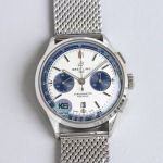 TW Factory Breitling Premier B01 Chronograph 7750 Movement 316L Steel 42MM White Watch